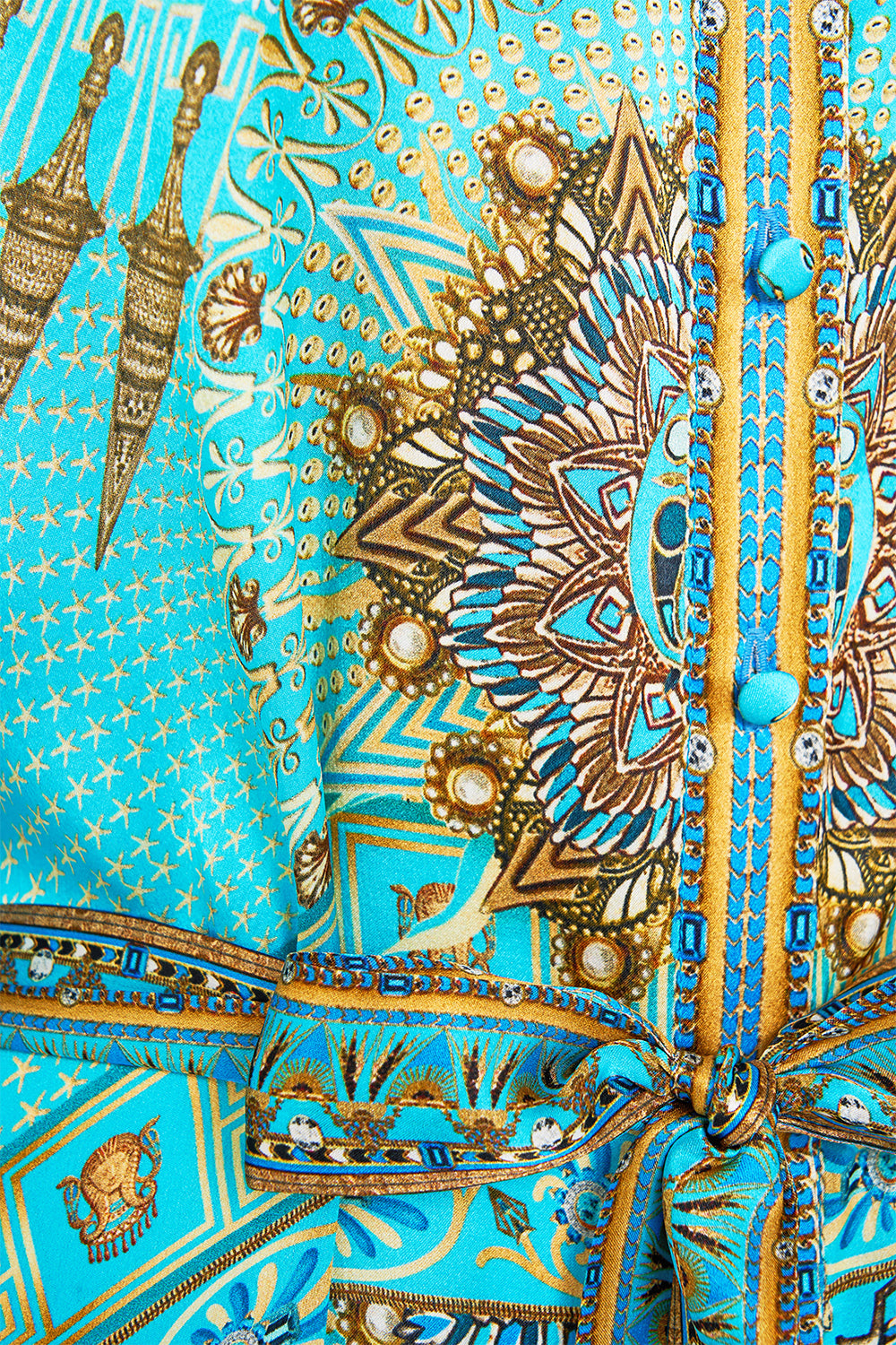 COLLARED BUTTON THROUGH DRESS TEMPLE OF LIGHT