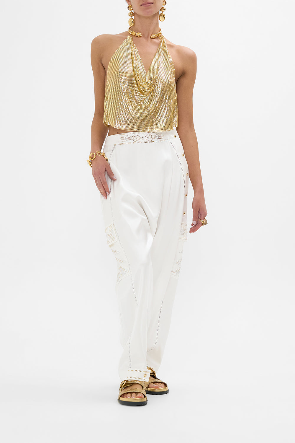 GLOMESH TOP WITH NECKPIECE VALLEY OF THE KINGS