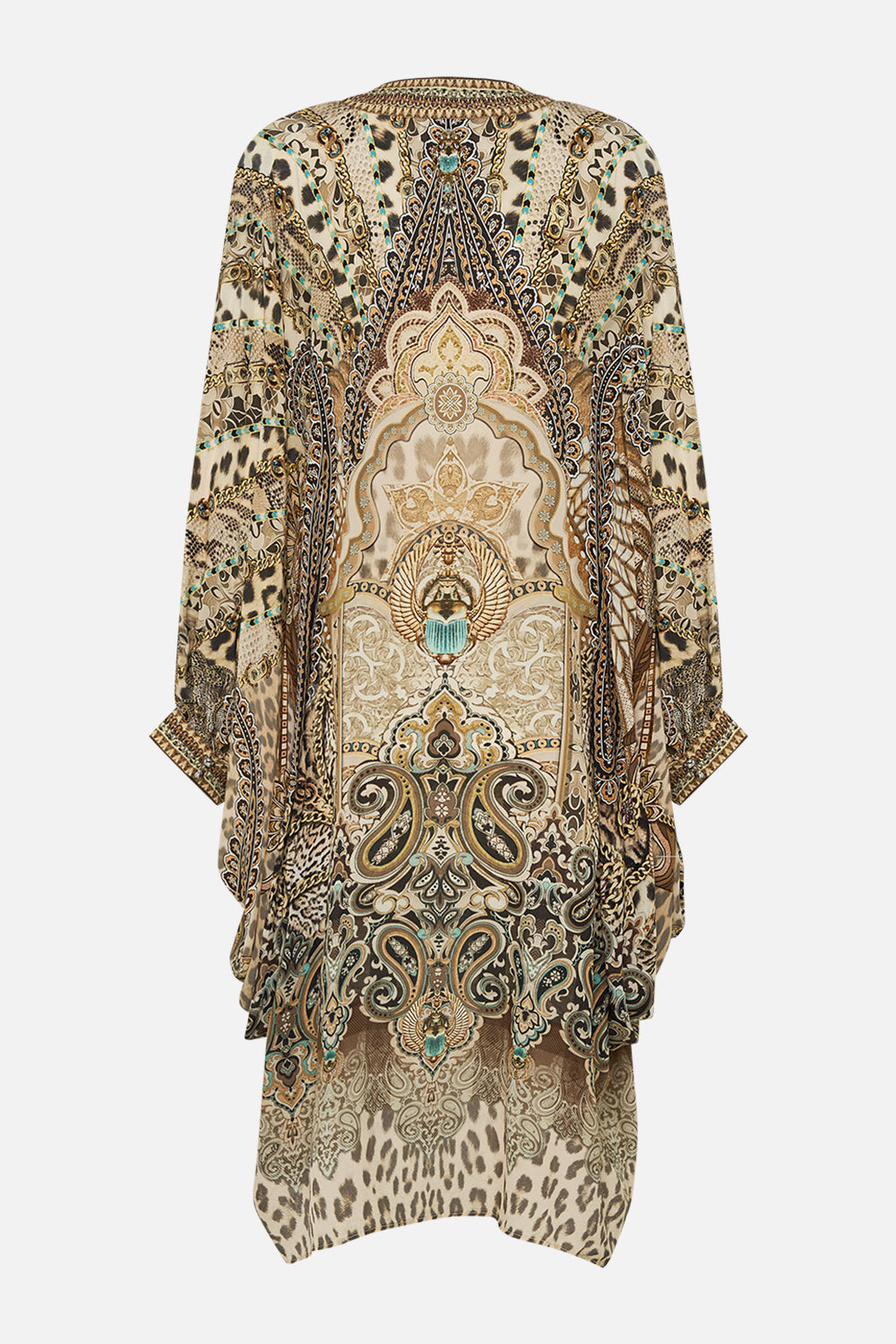 CAMILLA Dramatic Sleeve Cocoon Layer in The Throne Room print