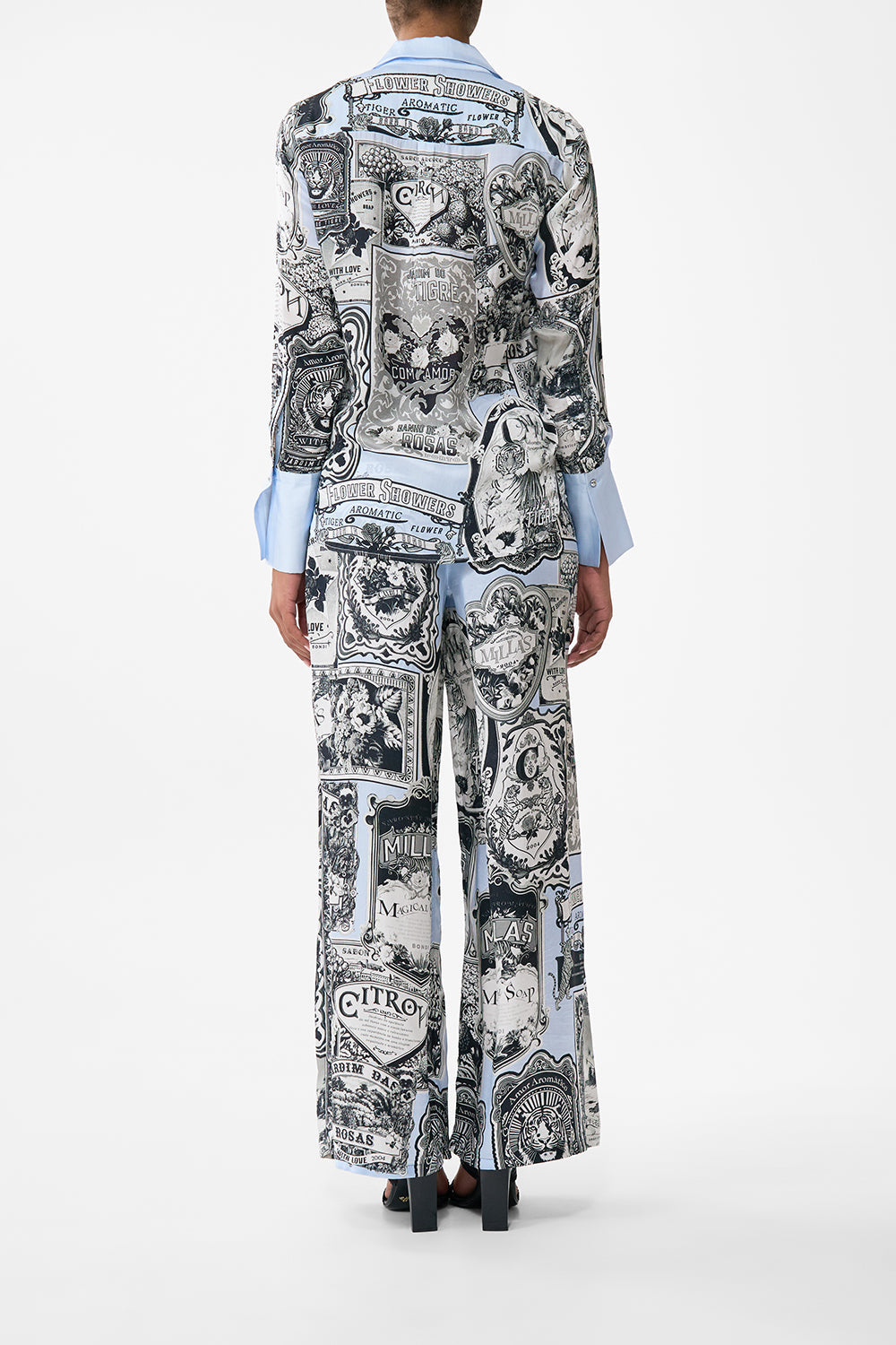 The CAMILLA Straight Leg Pant in our Perfumed In Porto print.