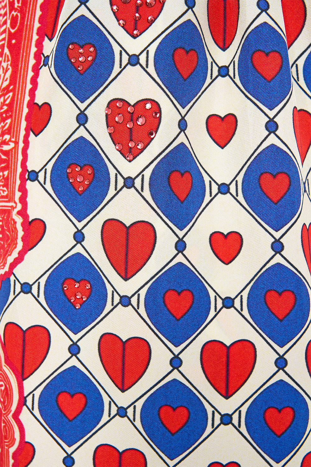 The CAMILLA Button Front Lounge Pant in our Rinse & Roar print.