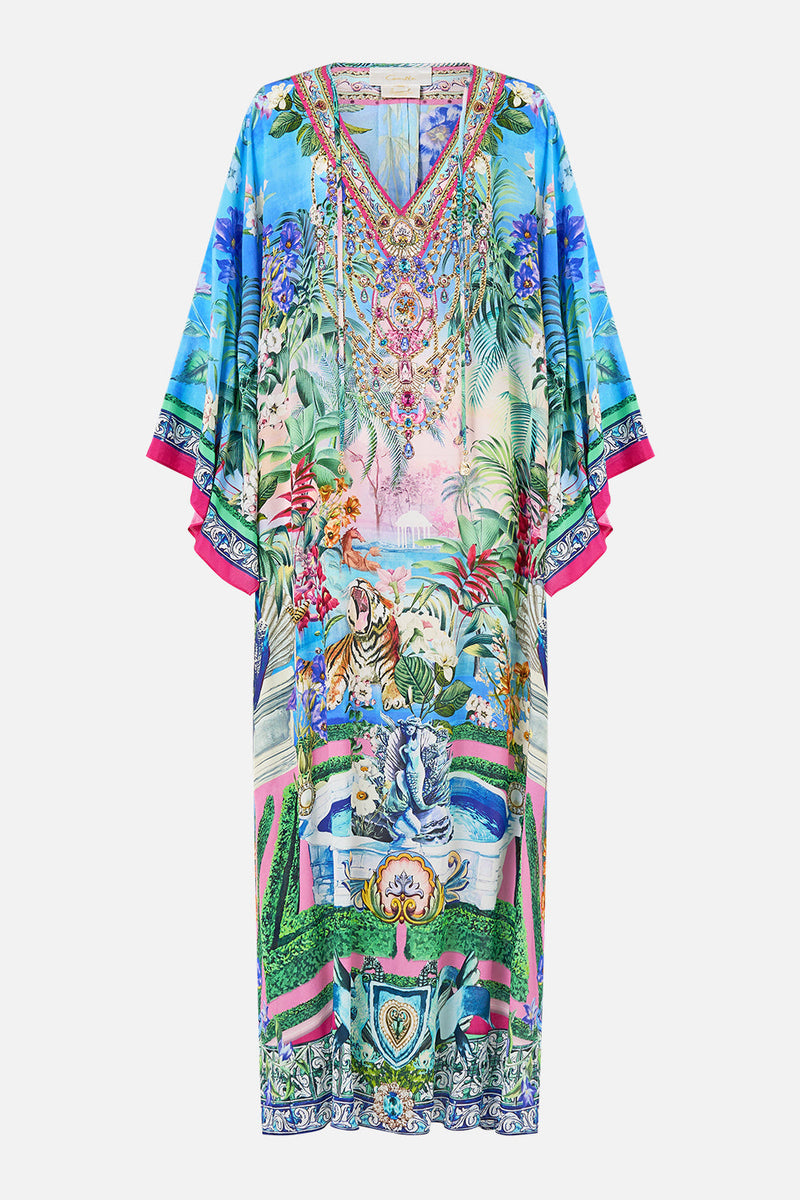 TIE SLEEVE SHORT V NECK KAFTAN SPIRIT OF SANTA MARIA