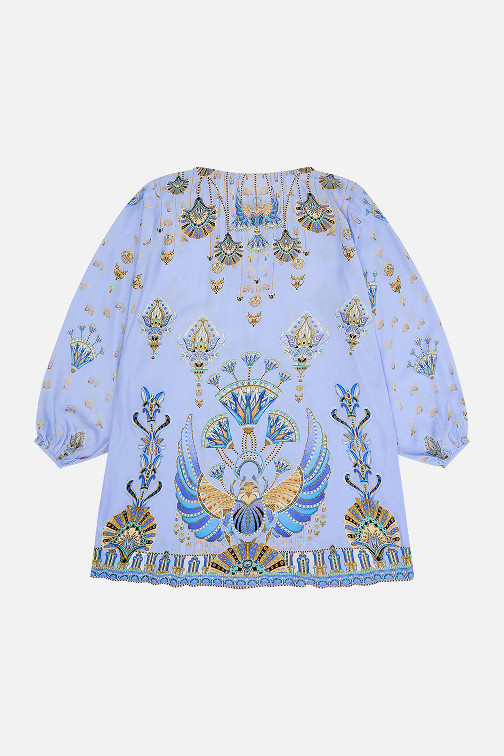 MILLA By CAMILLA Lilac Batwing Dress (12-14) in Under Scarab Skies print