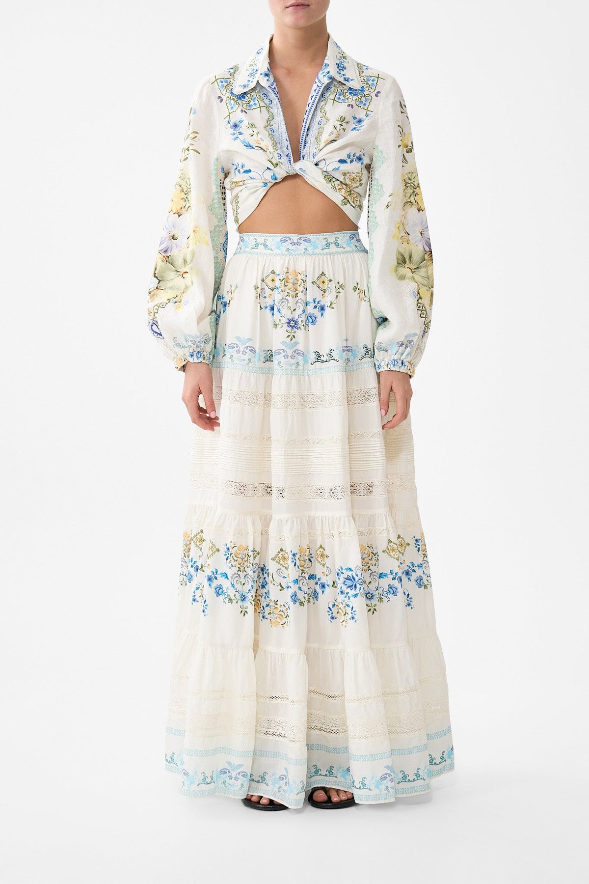 TIERED MAXI SKIRT MY HOMESPUN HEART