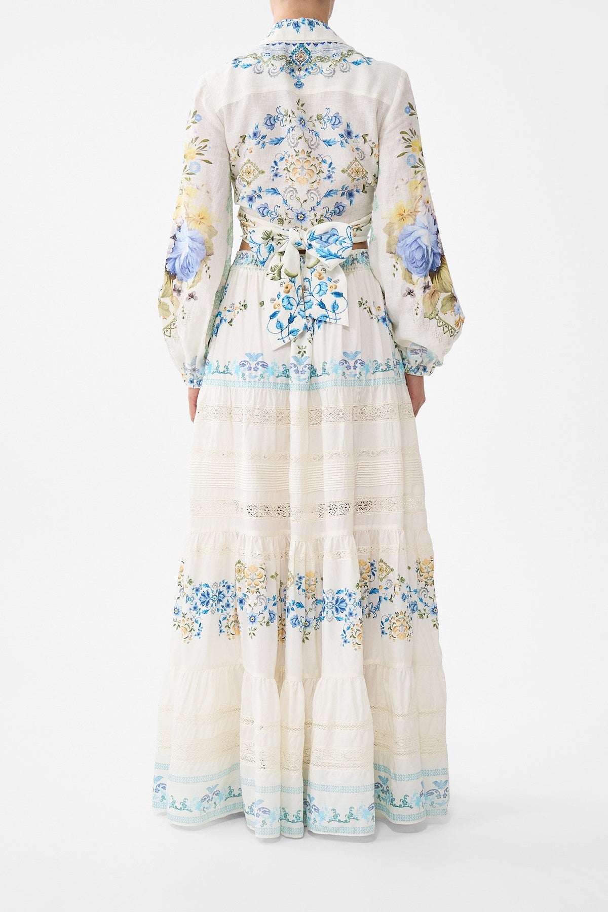 TIERED MAXI SKIRT MY HOMESPUN HEART