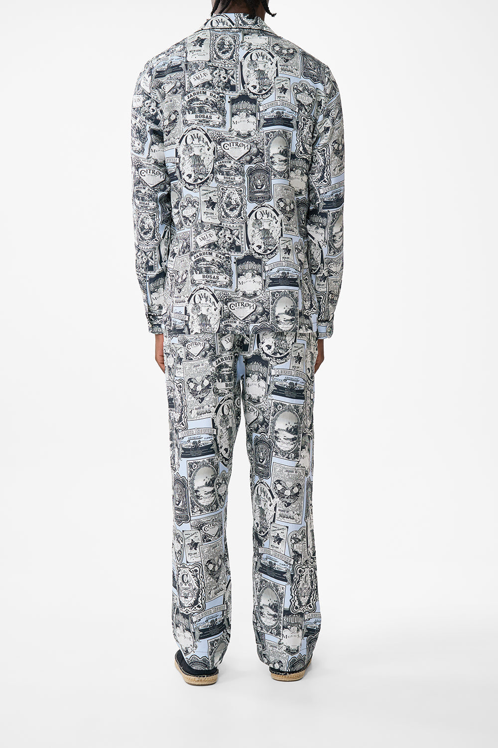 The CAMILLA Lounge Pant With Elastic Waist in our Flower Showers print.