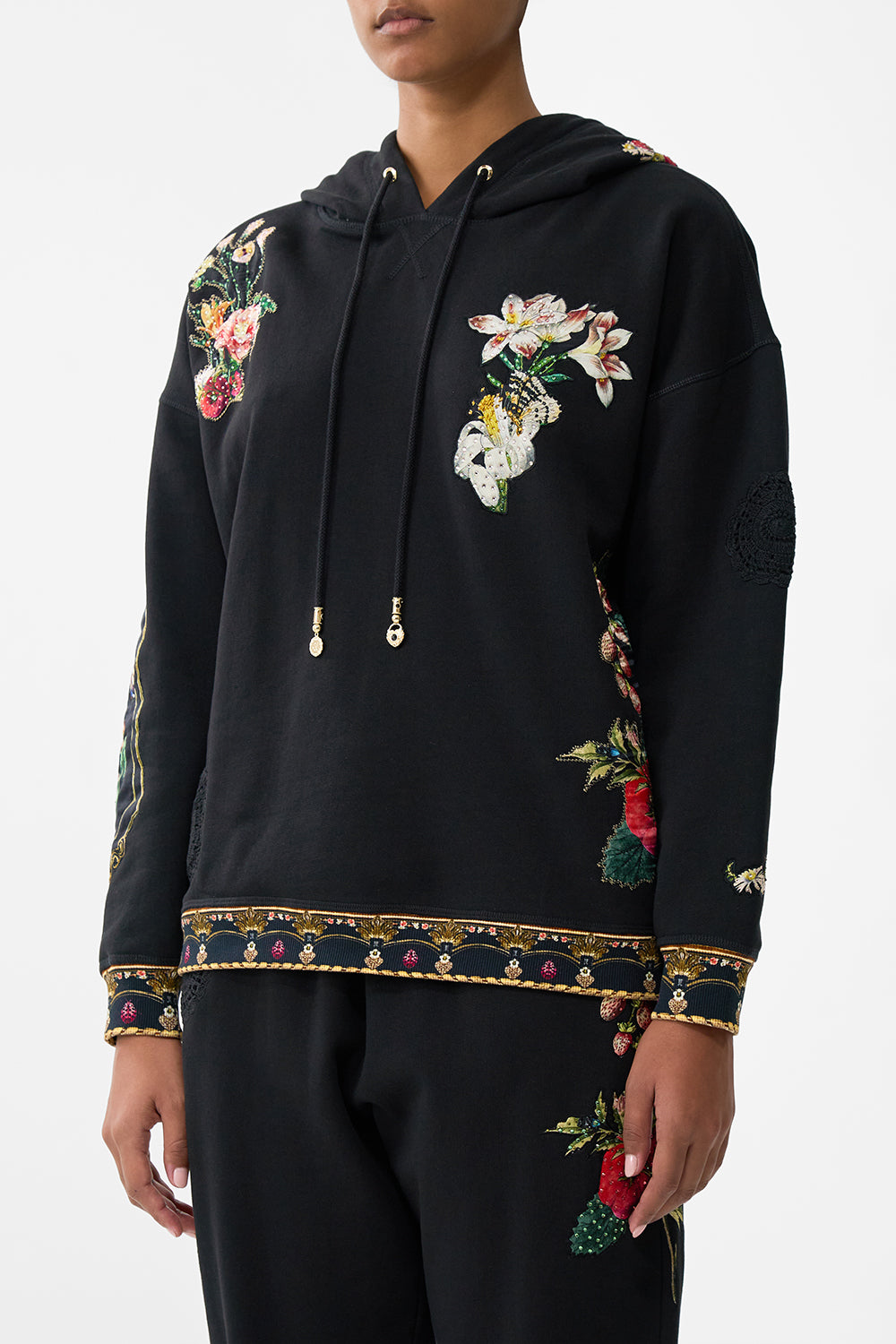 The CAMILLA Hoodie With Pockets in our Noble Endeavours print.