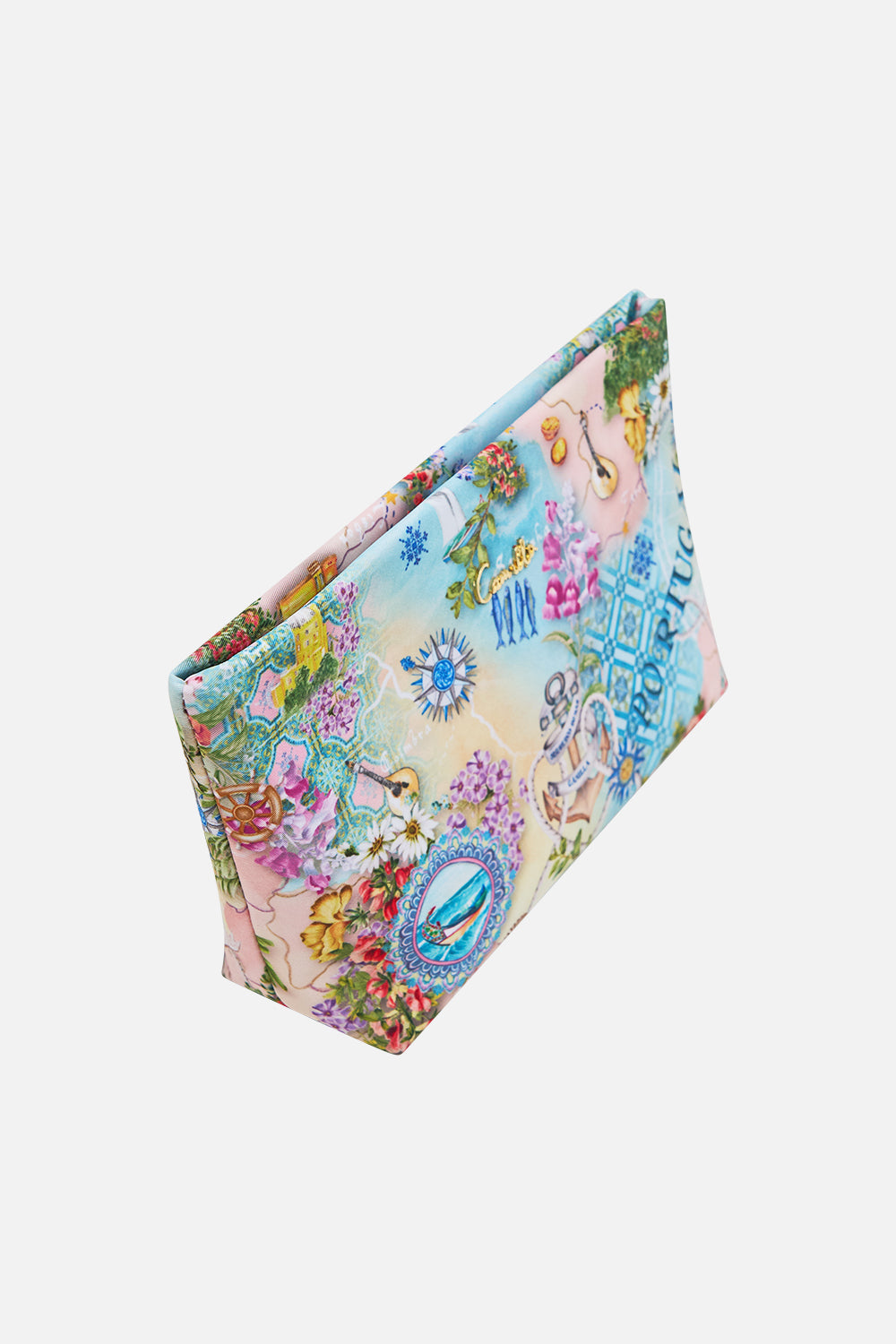 The CAMILLA Small Makeup Clutch in our Just Coasting print.