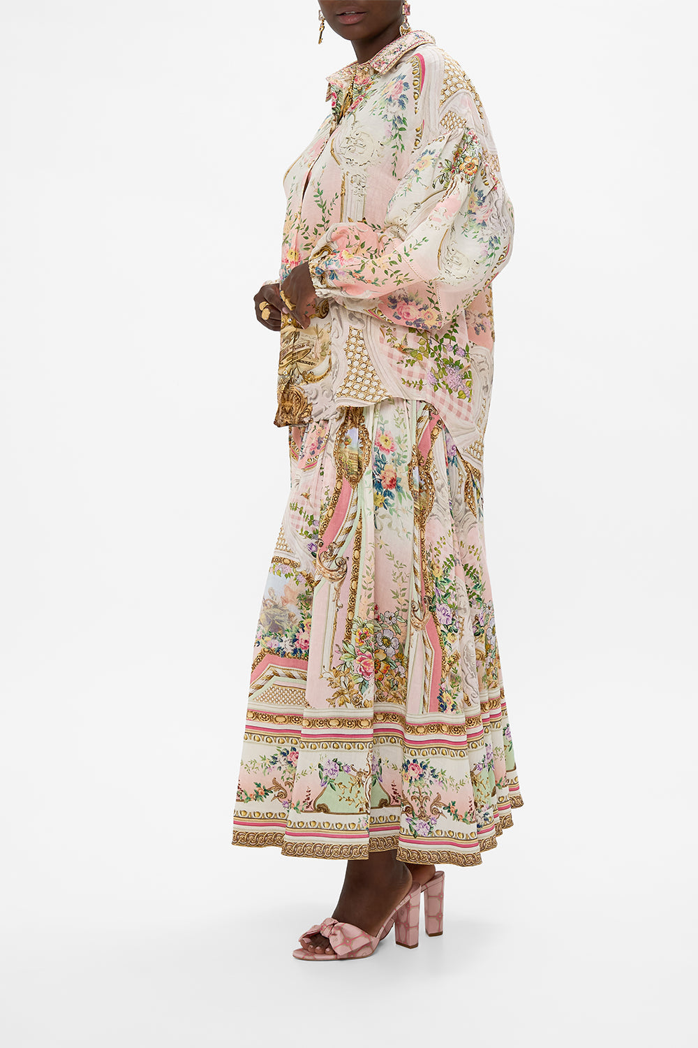 BALLOON SLEEVE SHIRT BLOUSE LISBON LULLABY