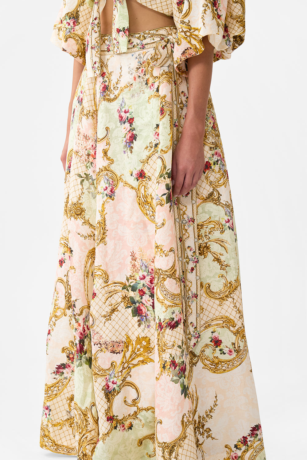 MAXI WRAP SKIRT THE QUEENS QUARTERS