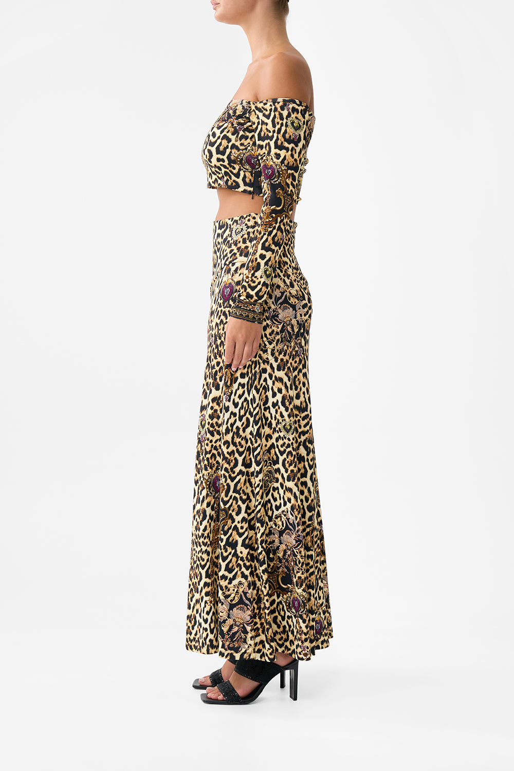 FLARED HEM JERSEY SKIRT SAINTS AND SISTERS