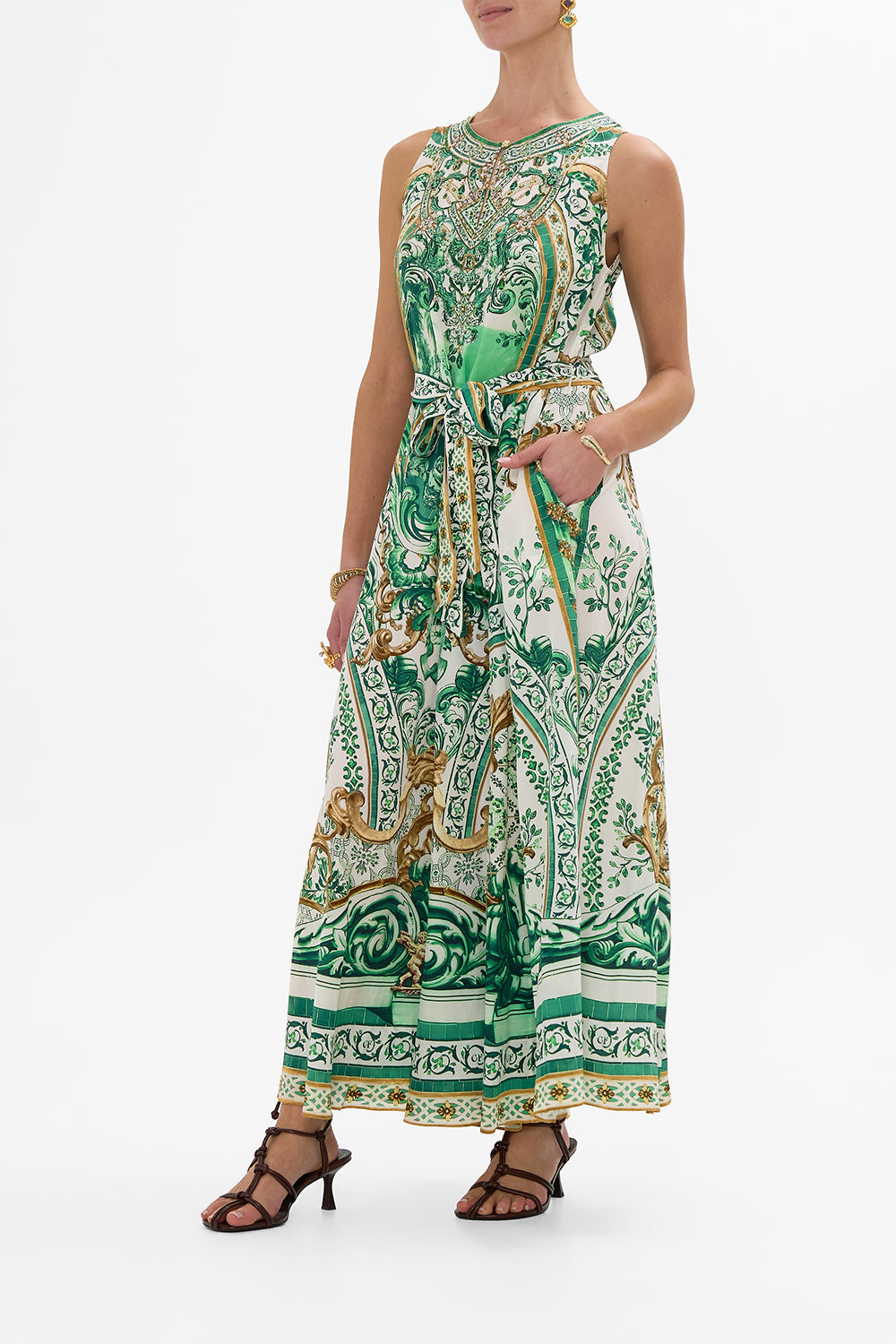 FLARED JUMPSUIT CORRIDOR OF CALM