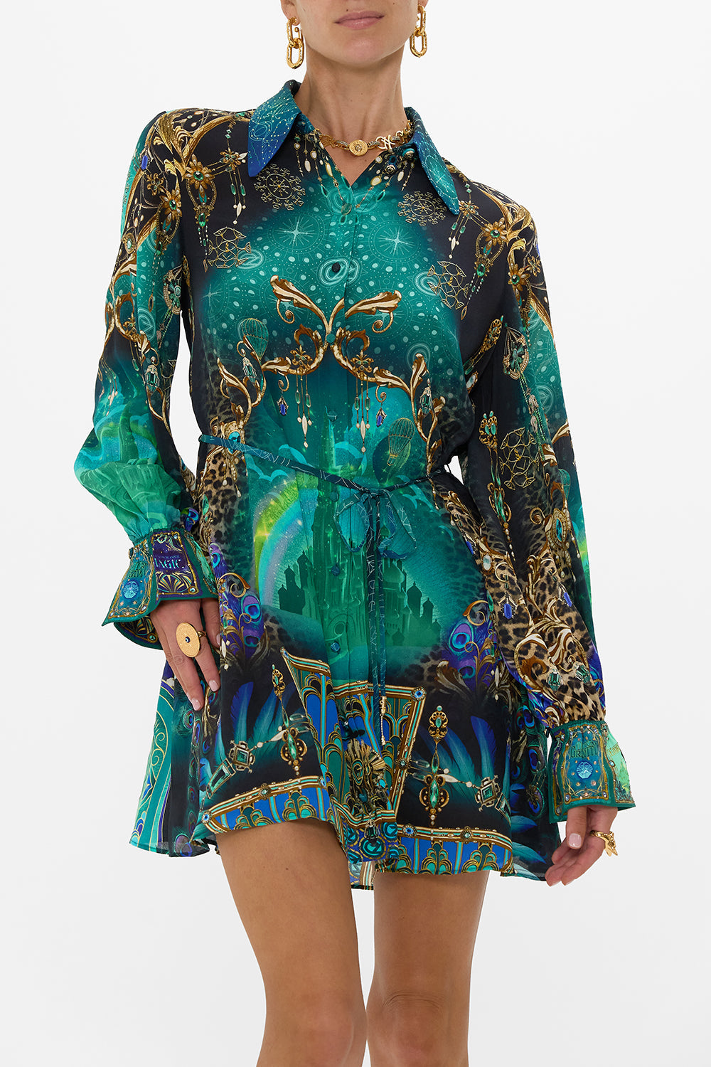 SHIFT SHIRT DRESS DEFY GRAVITY