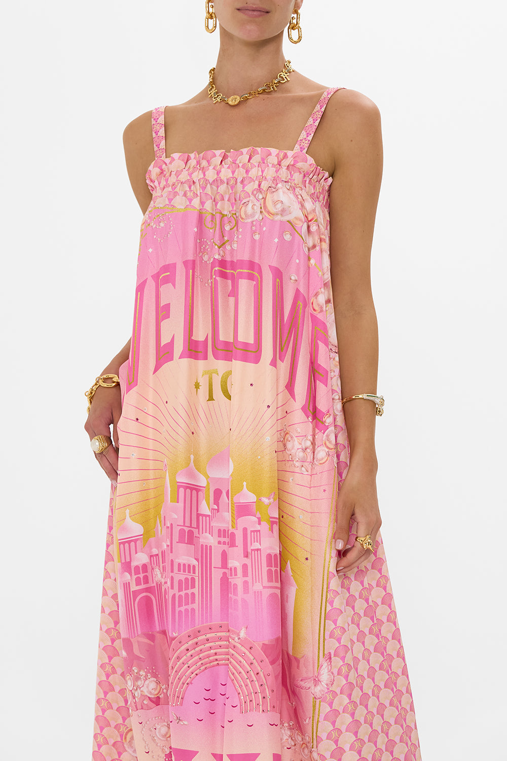 WIDE STRAP SUNDRESS TOTALLY OZMOPOLITAN