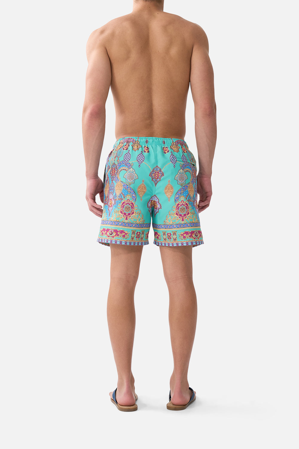 MID LENGTH BOARDSHORT WITH ELASTIC WAIST THE CONCUBINES CORRIDOR