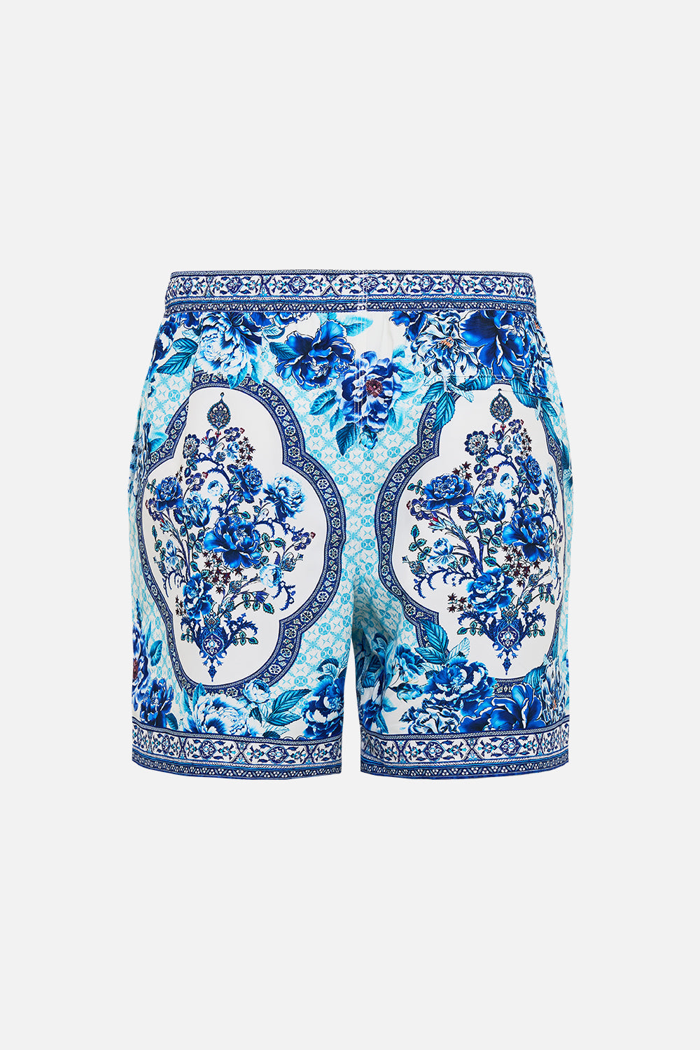 MID LENGTH BOARDSHORT WITH ELASTIC WAIST A CERAMIC GARDEN