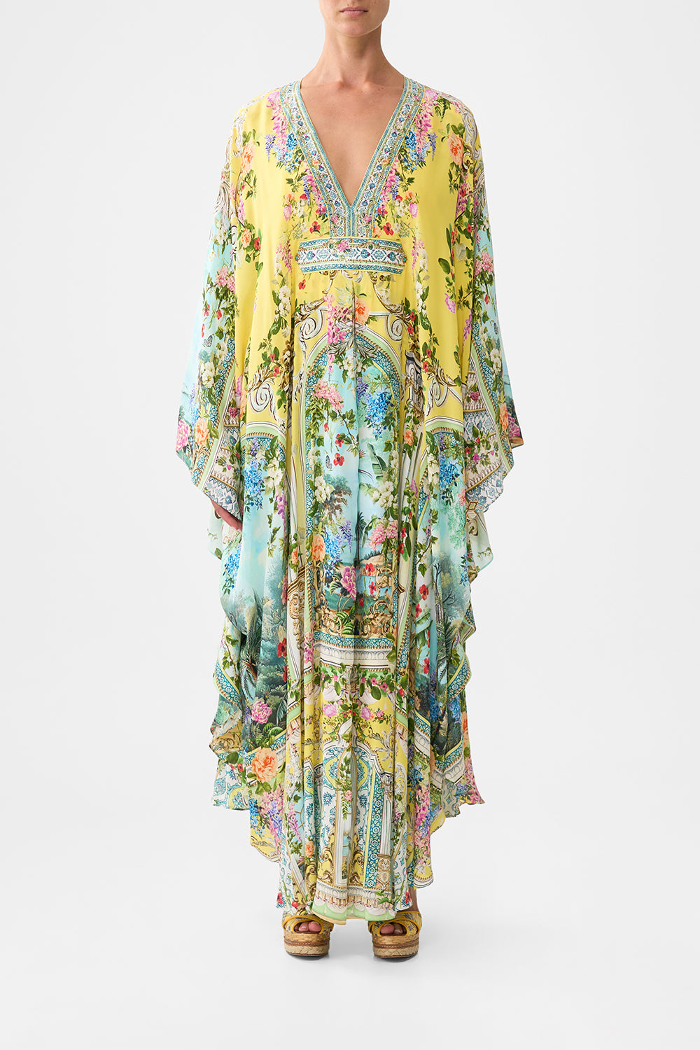 LONG KAFTAN WITH WAIST DETAIL TALES OF TOPKAPI PALACE