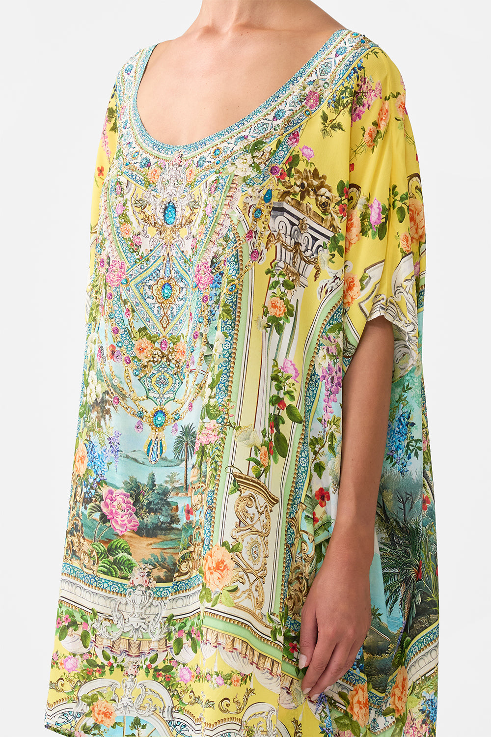 SHORT ROUND NECK KAFTAN TALES OF TOPKAPI PALACE