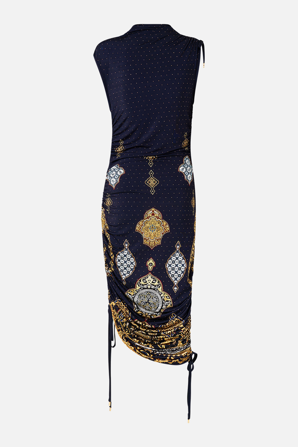 ASYMMETRIC RUCHED JERSEY DRESS THE IMPERIAL GATE