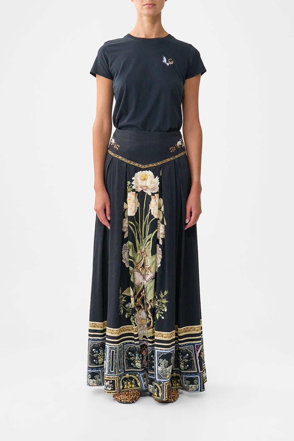 CORSET WAIST MAXI SKIRT OTTOMAN ELEGANCE