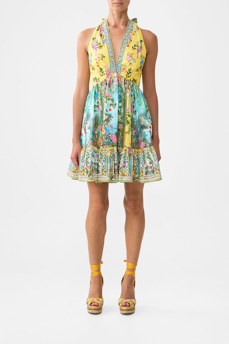 BABIES TEE DRESS WITH FRILL SHOULDER AND HEM TALES OF TOPKAPI PALACE