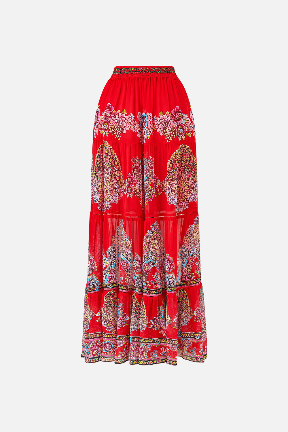 TIERED MAXI SKIRT ARTISANS OF ANATOLIA