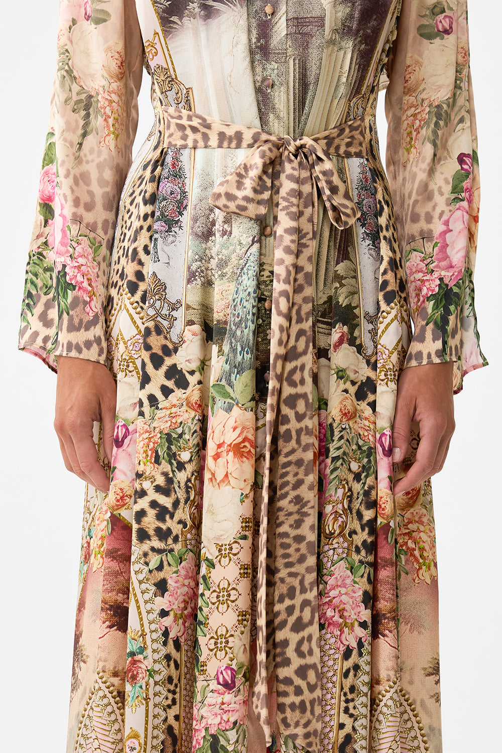 PRINTED TRENCH WATERCOLOUR WONDERLAND