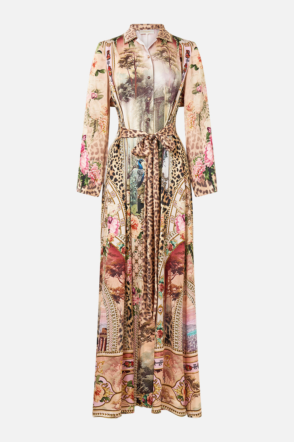 PRINTED TRENCH WATERCOLOUR WONDERLAND