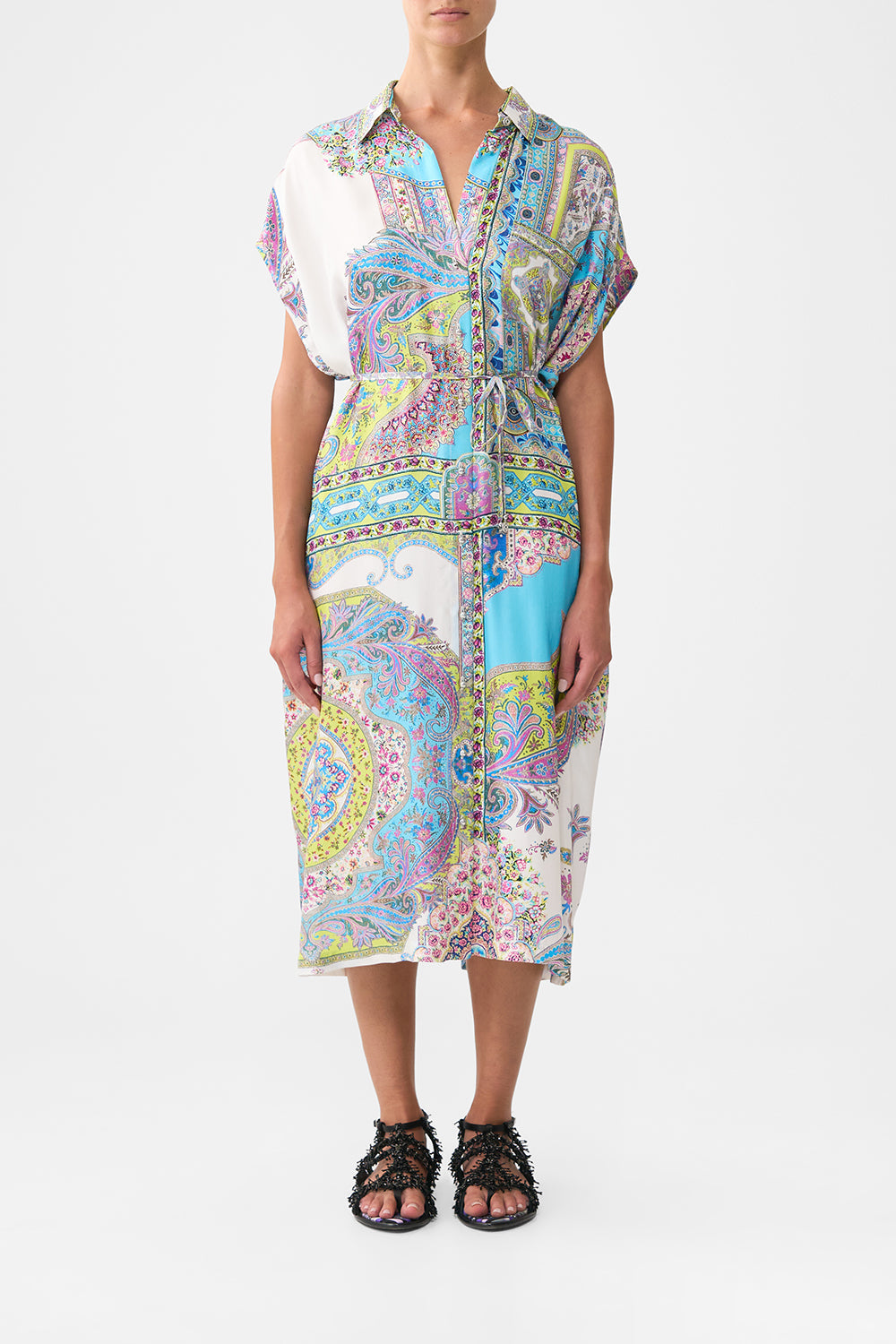 SLEEVELESS SHIRTDRESS MAGIC CARPET RIDE