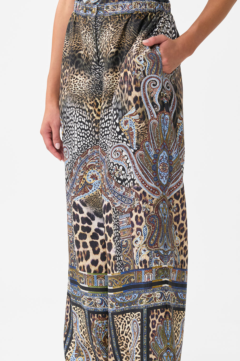 BUTTON FRONT LOUNGE PANT ISTANBUL ANIMALIA