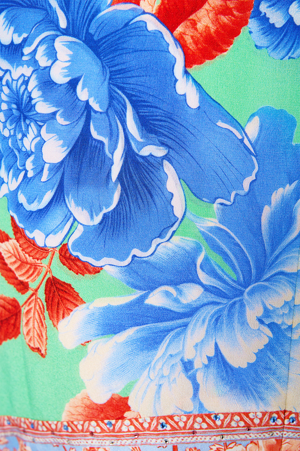 PRINTED LANTERN SLEEVE DRESS TOPKAPI POP