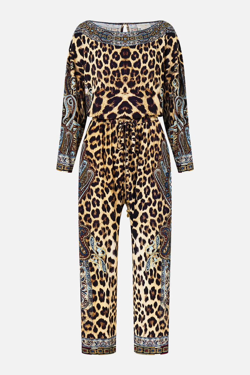 BUTTON FRONT LOUNGE PANT ISTANBUL ANIMALIA