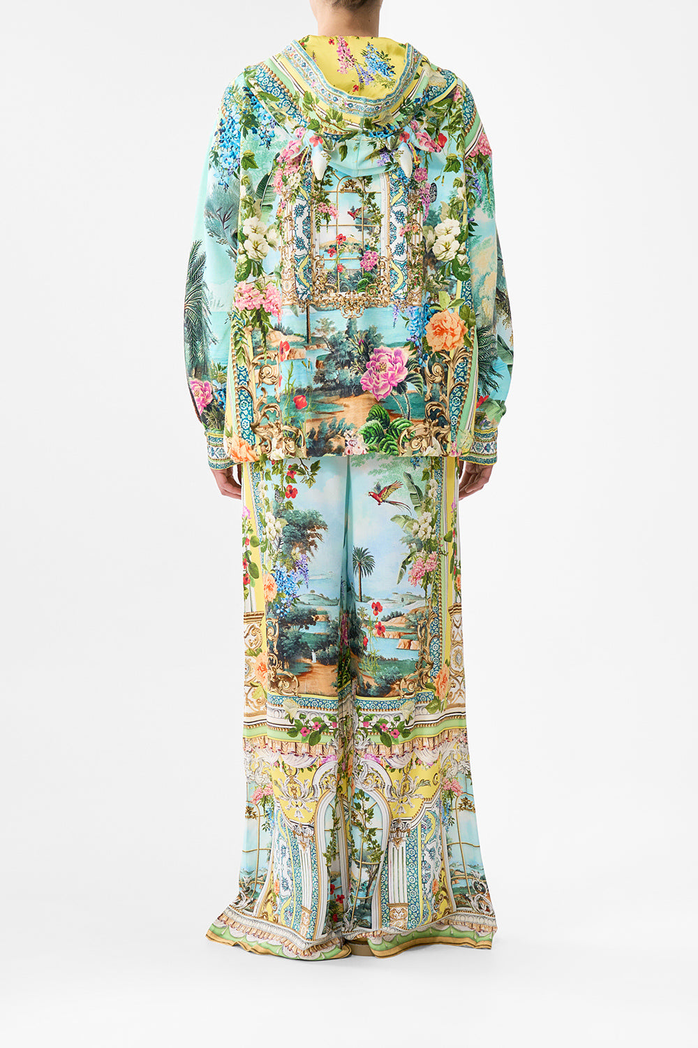 SILK BAND OVERSIZED HOODIE WITH BUTTERFLIES TALES OF TOPKAPI PALACE