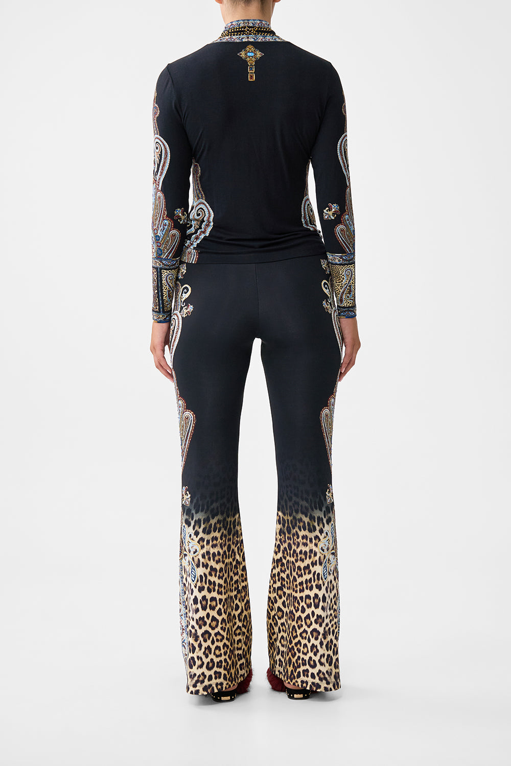 JERSEY FLARE PANT ISTANBUL ANIMALIA