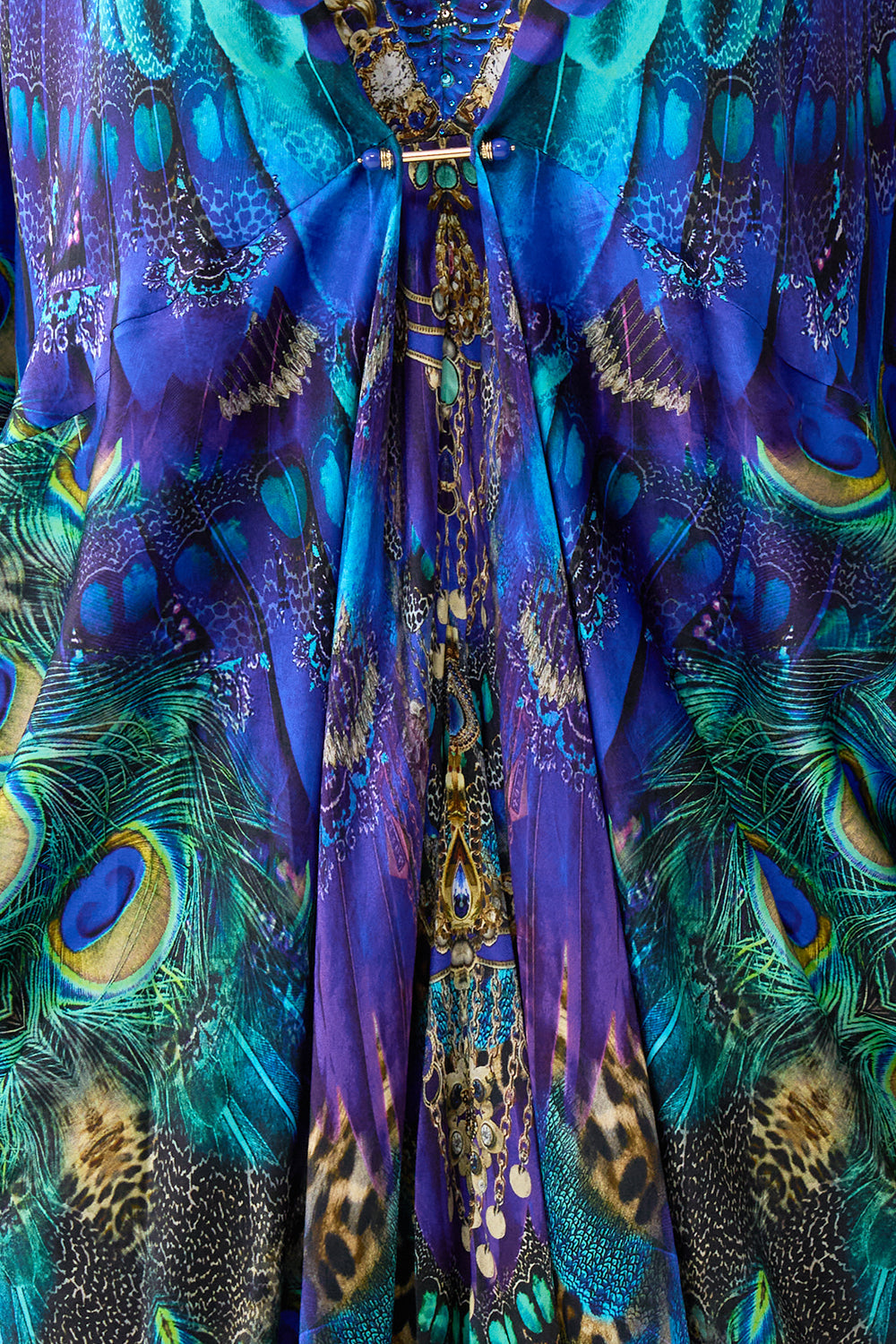 PIERCED V NECK KAFTAN COSMIC ZOOLOGY