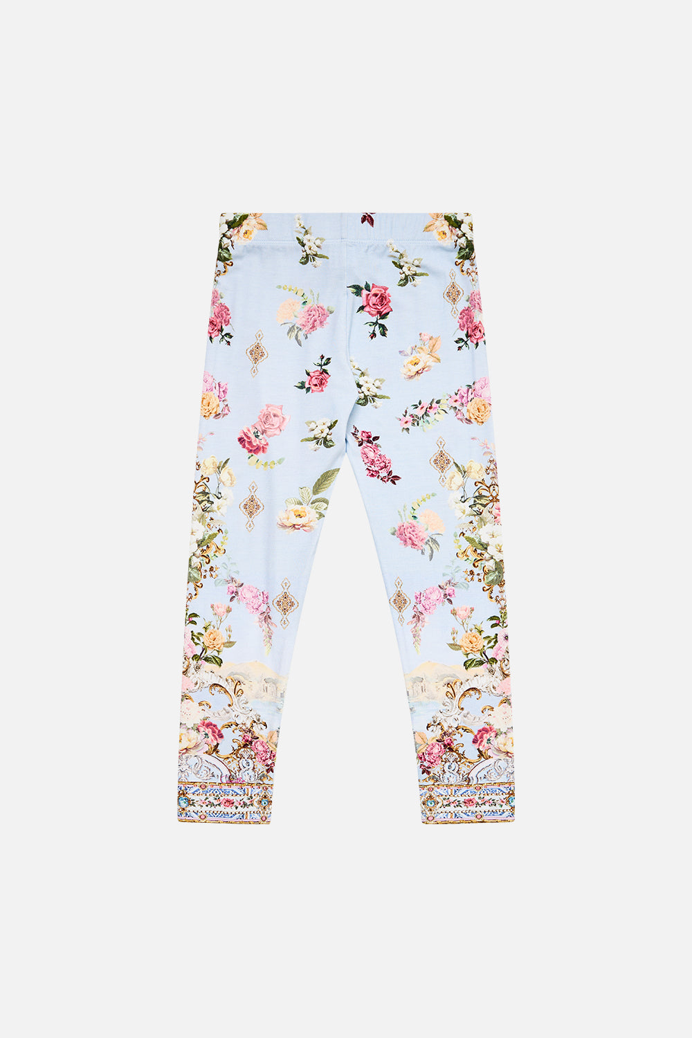KIDS LEGGINGS WITH ELASTIC WAIST TILED IN TIME