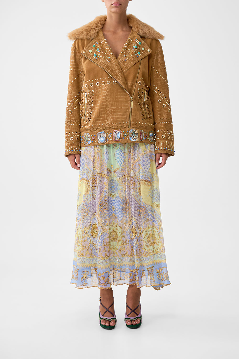 OVERSIZED LEATHER BIKER JACKET EAST OF ISTANBUL