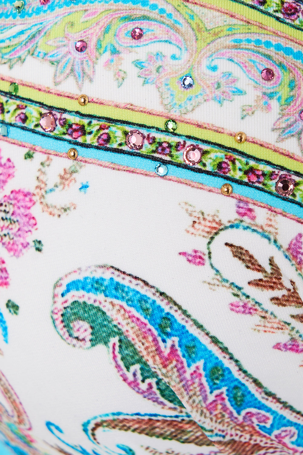 CONTINUOUS UNDERWIRE MOULDED CUP BIKINI TOP MAGIC CARPET RIDE