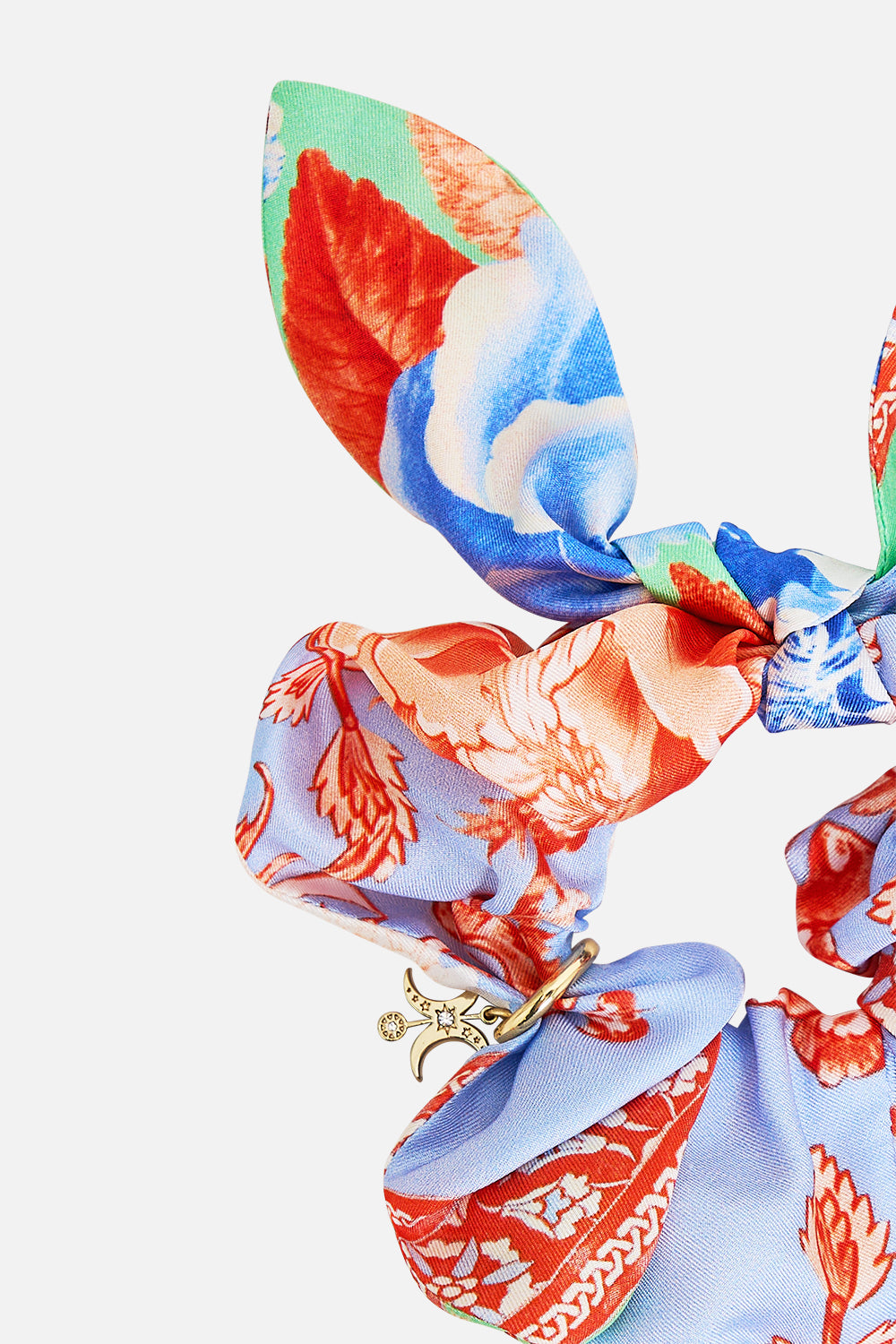 SCRUNCHIE WITH TIE AND CHARM TOPKAPI POP