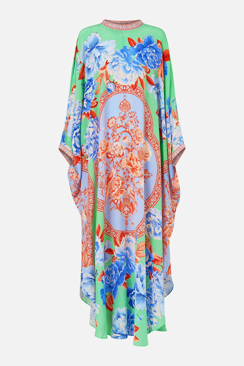 HIGH COLLAR KAFTAN WITH TIE TOPKAPI POP