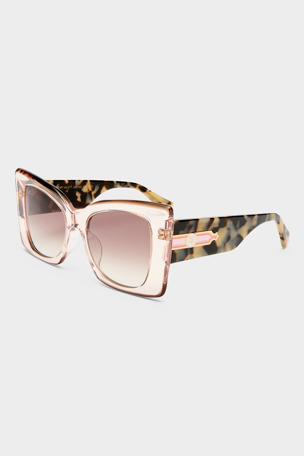 WHERE'S MY VALET SUNGLASSES CRYSTAL ROSE / CRYSTAL CHOCOLATE