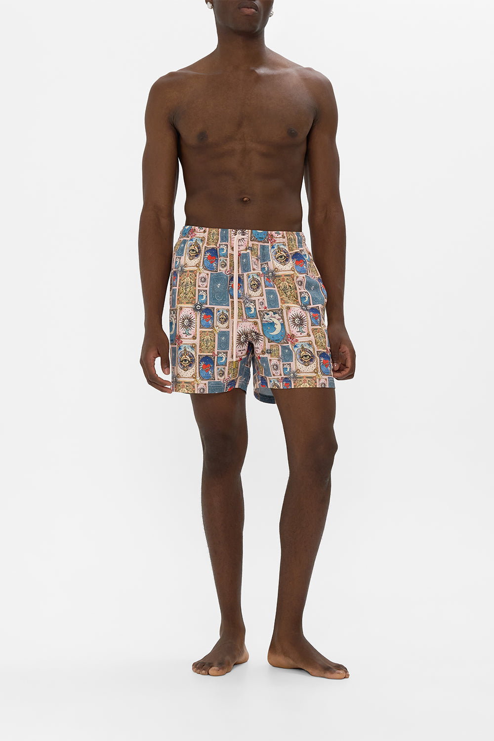 MID LENGTH BOARDSHORT WITH ELASTIC WAIST HOUSE OF HOROSCOPES