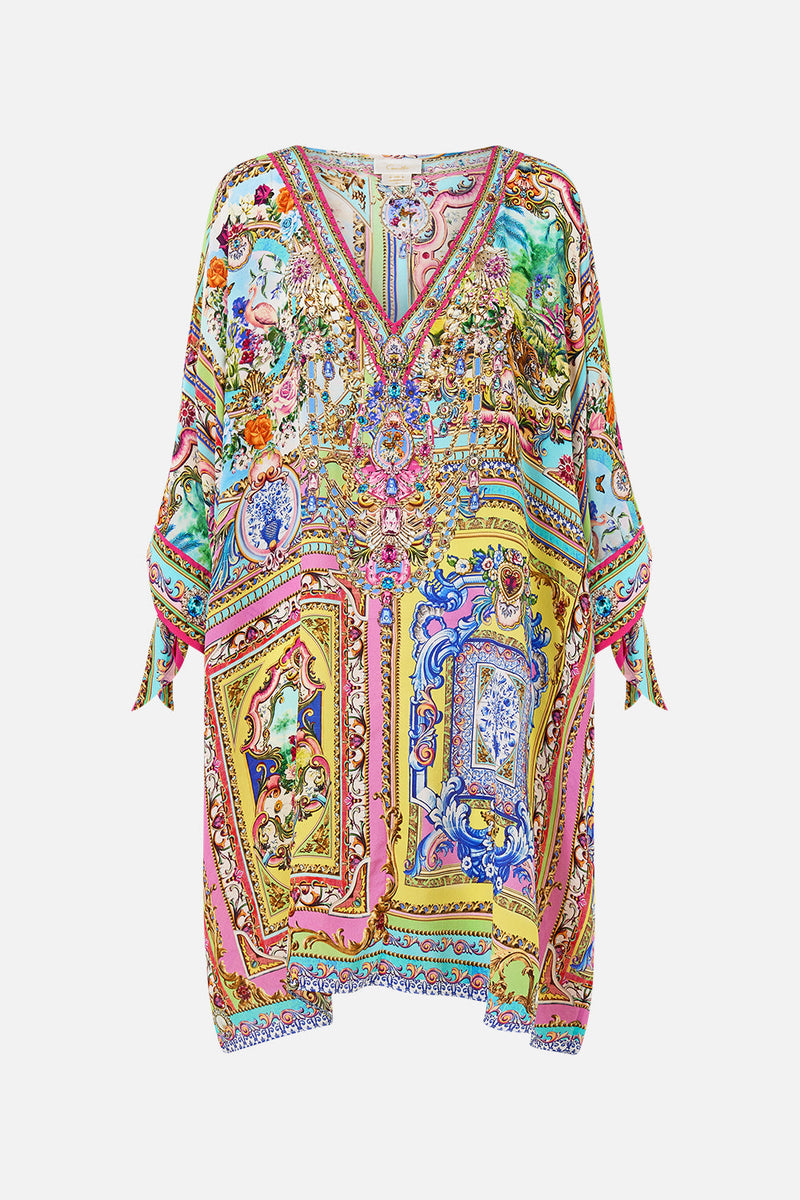 LONG V NECK KNIT KAFTAN SPIRIT OF SANTA MARIA