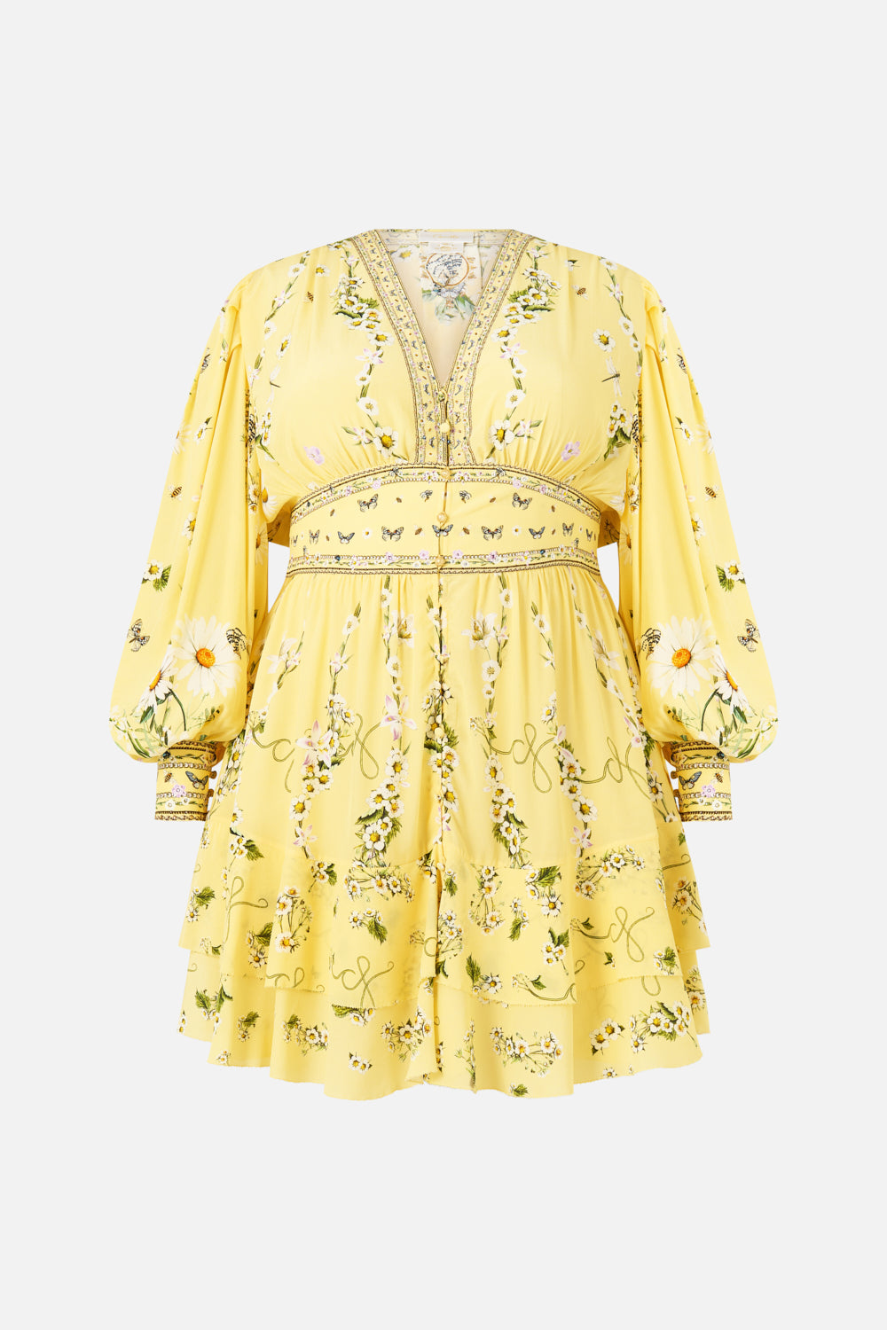 BUTTON FRONT FRILL DRESS DAISY CHAINS