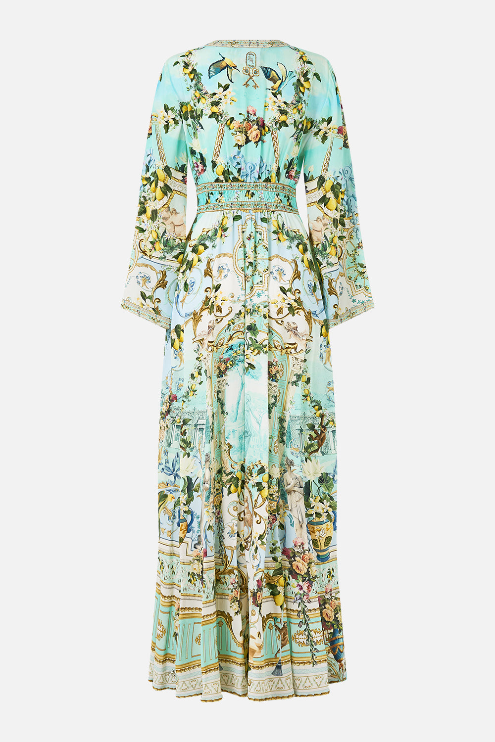 KIMONO SLEEVE DRESS WITH SHIRRING DETAIL VENUS ON A VESPA