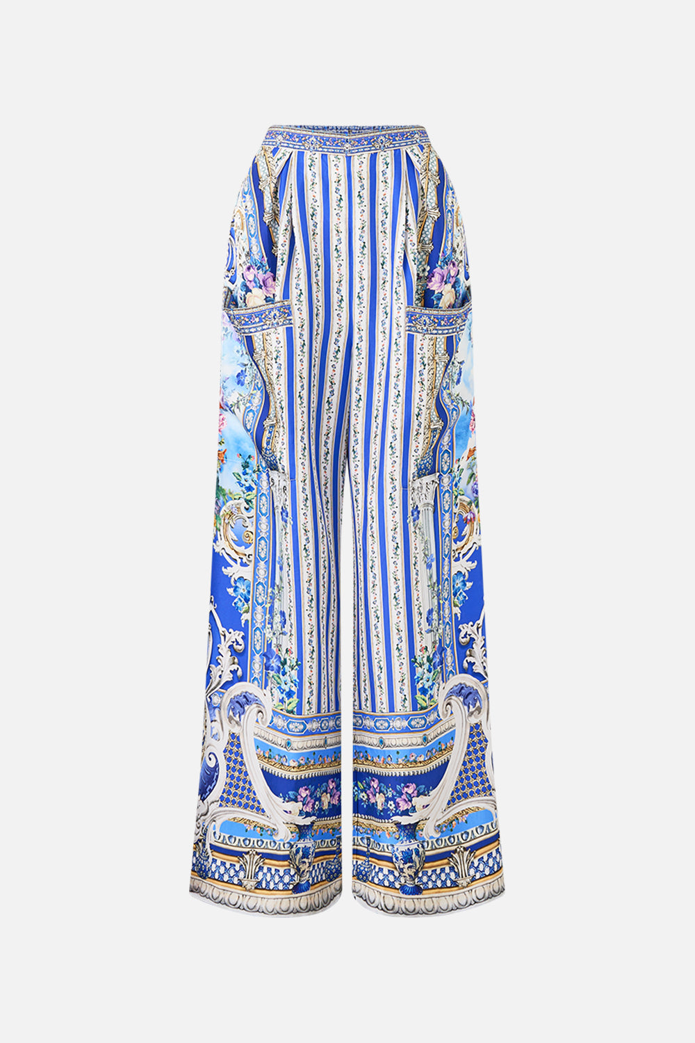 WIDE LEG TROUSER WITH FRONT POCKETS OTTOMAN OPULENCE