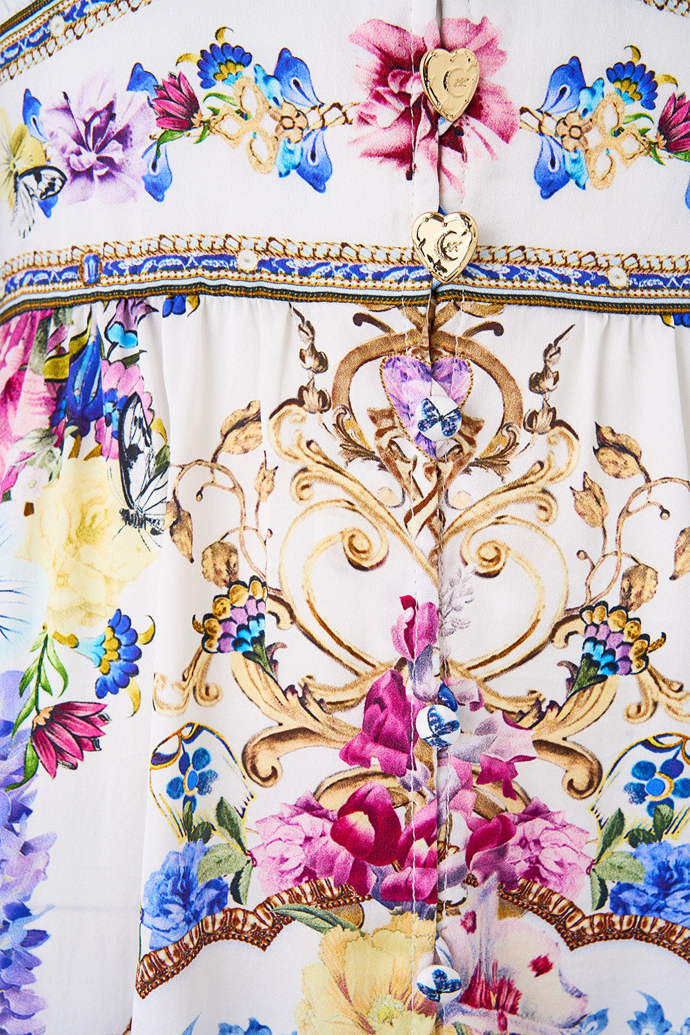 BUTTON FRONT FRILL DRESS ALL ABOUT THAT LACE