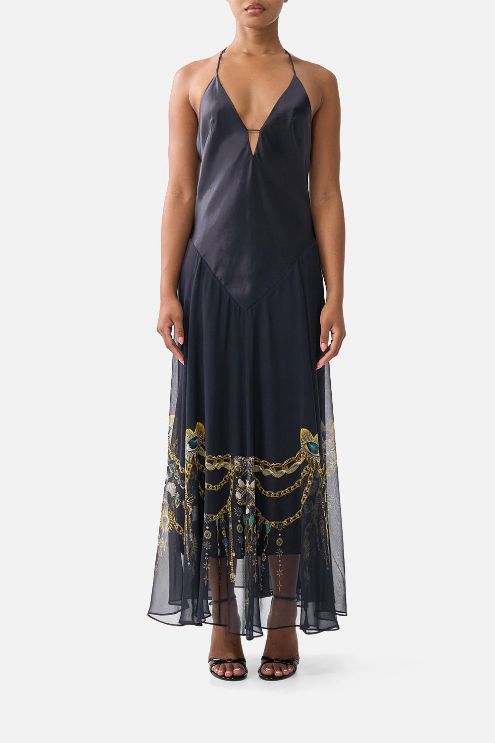 HARDWARE DETAIL SLIP DRESS AMULETS AND ALCHEMY