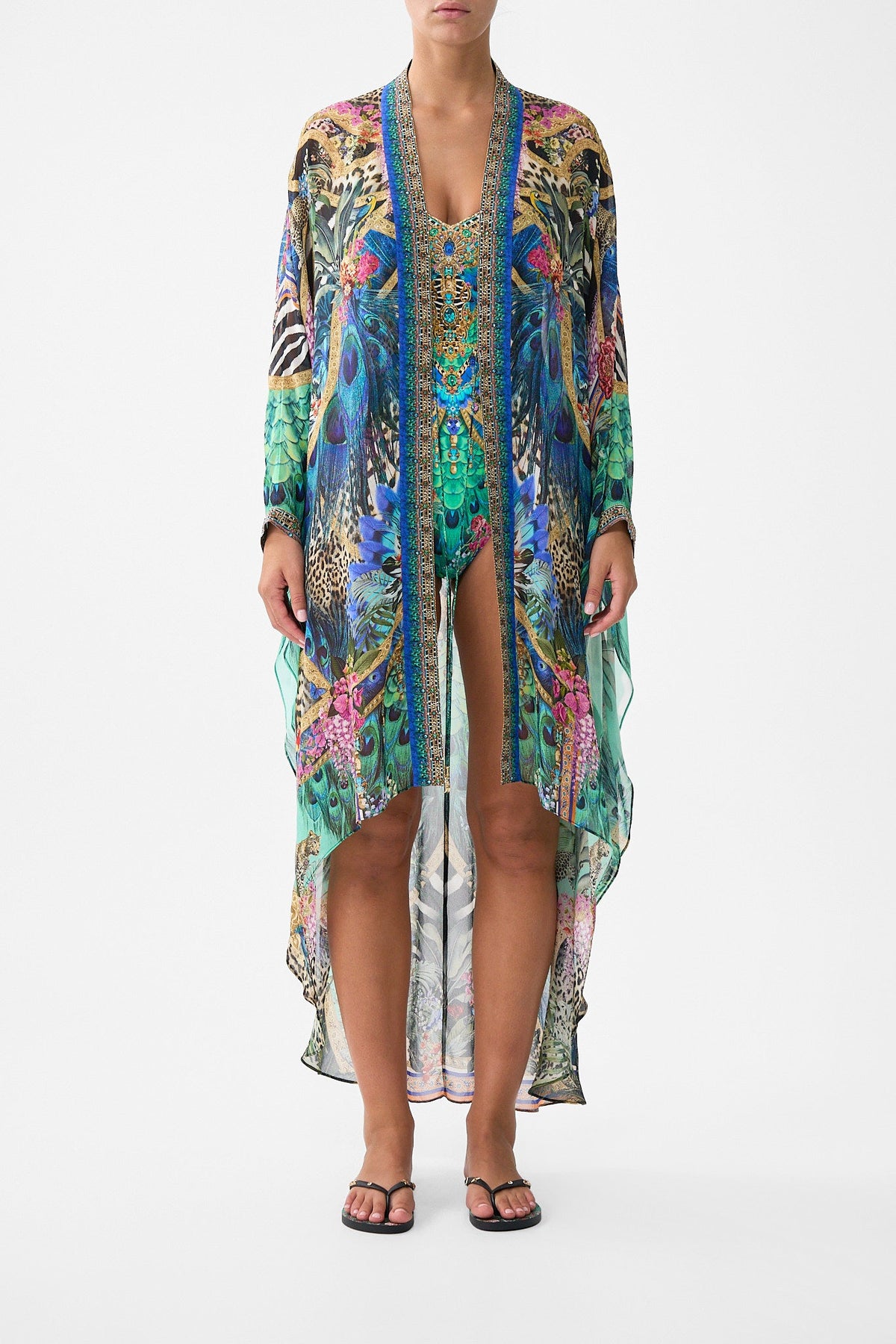 HIGH LOW DRAPED LAYER ANIMAL ALCHEMY