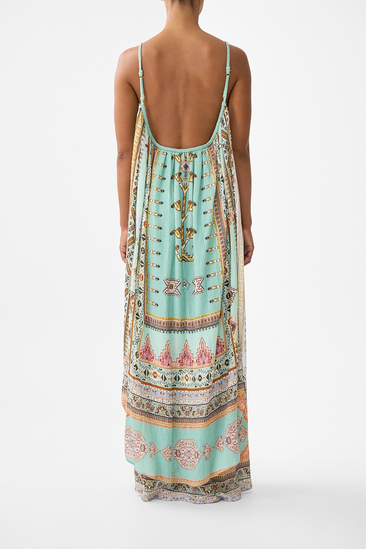 OPEN BACK LONG CAPE DRESS LEGEND HAS IT